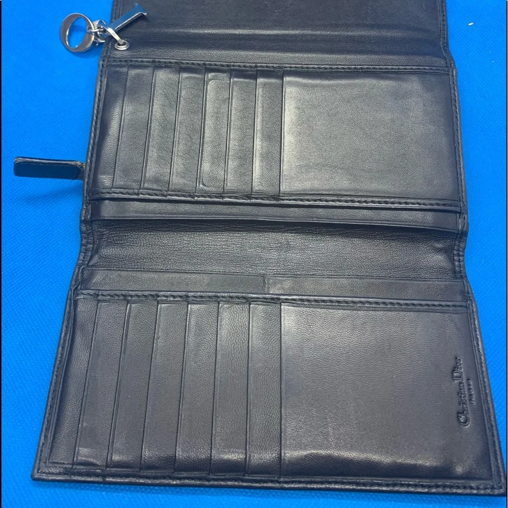 - Dior signature black Leather Wallet ‎ Dior Trotter line